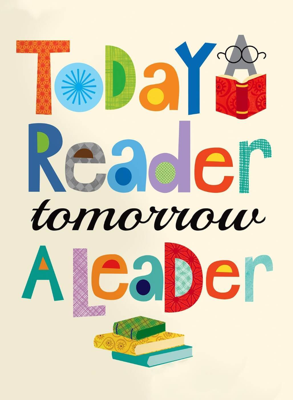 Today A Reader Tomorrow A Leader - Canvas Prints by Tallenge Store | Buy  Posters, Frames, Canvas & Digital Art Prints | Small, Compact, Medium and  Large Variants