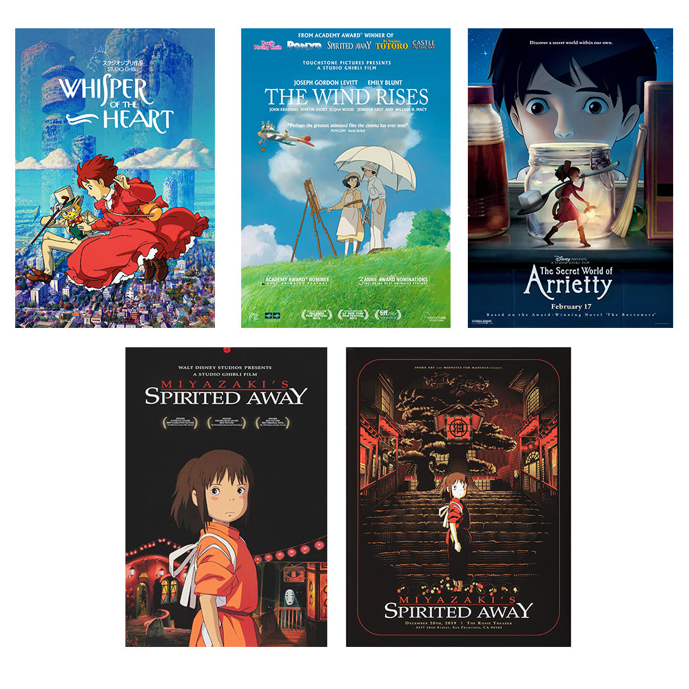 Set of 10 - Studio Ghibli Japanaese Animated Movie Posters Set - Poster  Paper (12 x 17 inches) each by Studio Ghibli | Buy Posters, Frames, Canvas  & Digital Art Prints | Small, Compact, Medium and Large Variants