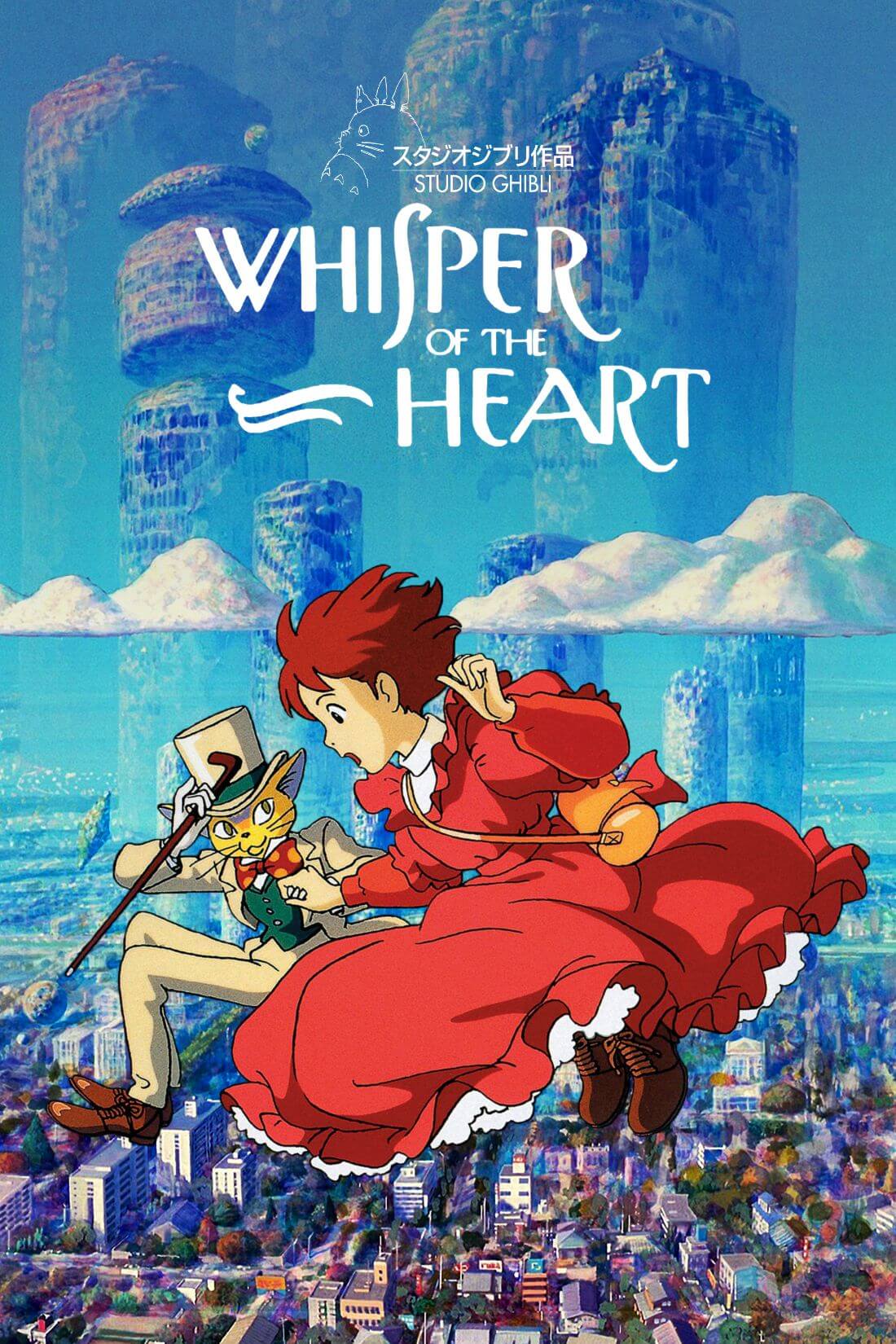 Whisper Of The Heart - Studio Ghibli Japanaese Animated Movie Poster -  Posters by Studio Ghibli | Buy Posters, Frames, Canvas & Digital Art Prints  | Small, Compact, Medium and Large Variants