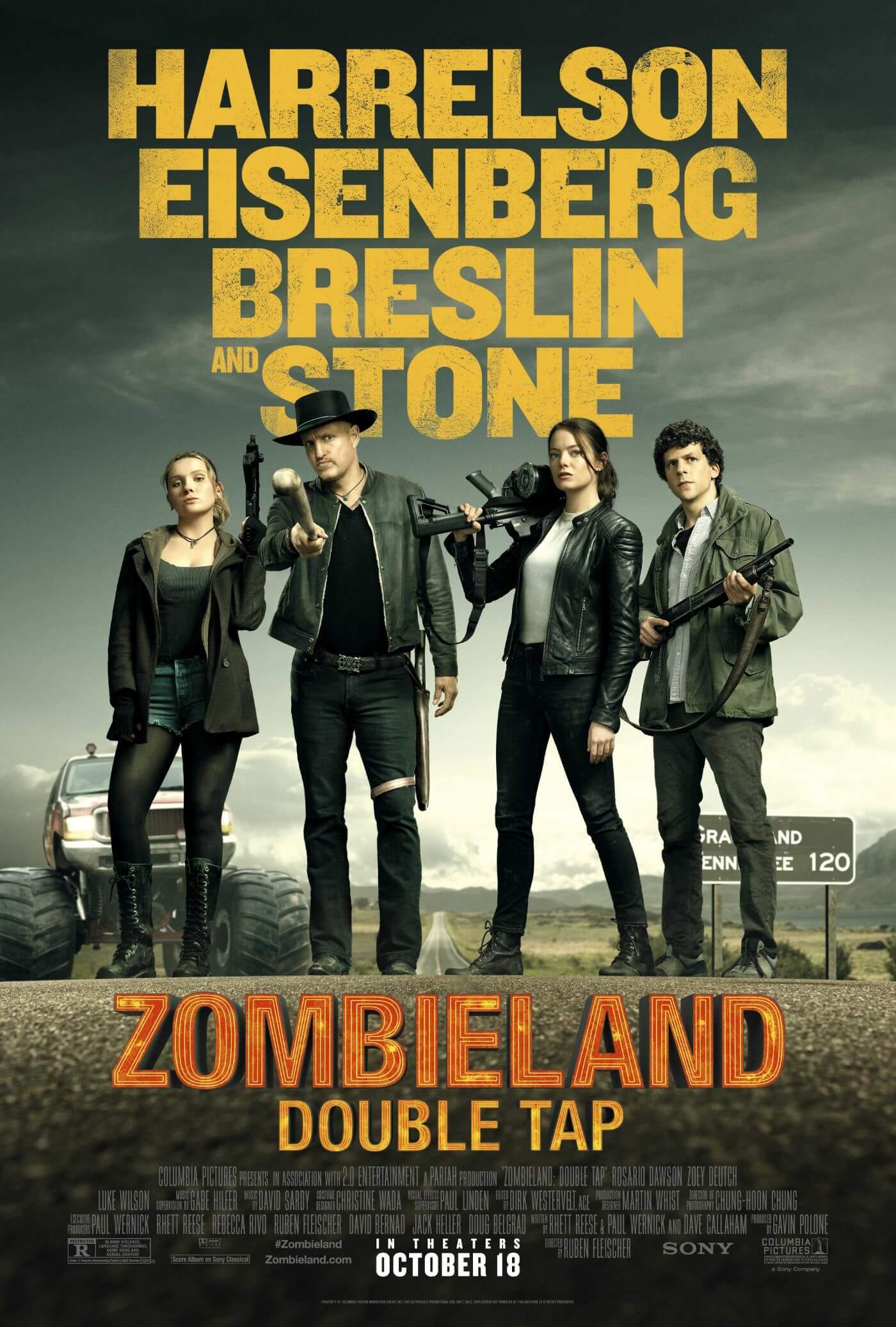 Zombieland Double Tap Woody Harrelson Hollywood Action Movie Poster Life Size Posters By Kaiden Thompson Buy Posters Frames Canvas Digital Art Prints Small Compact Medium And Large Variants