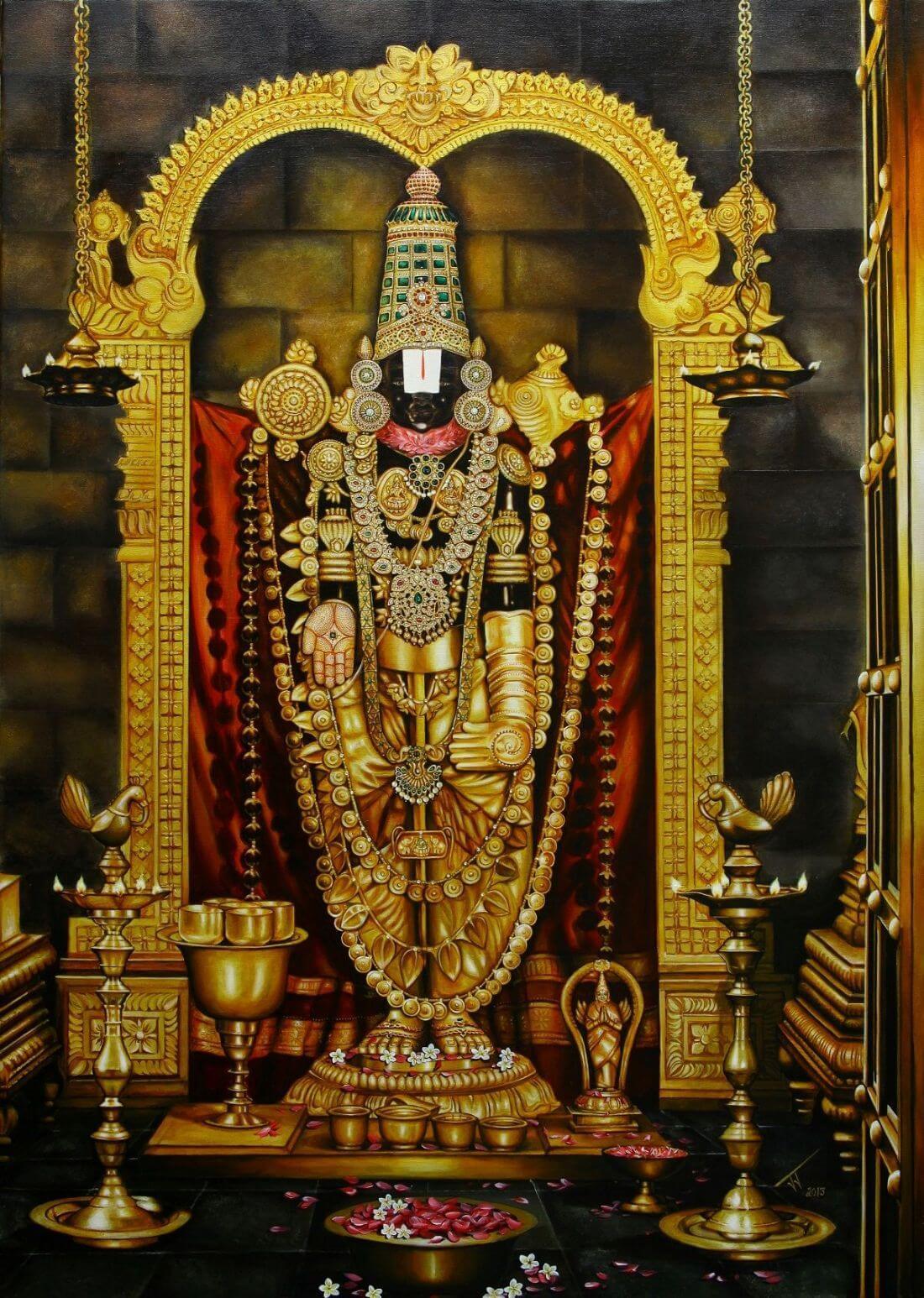 Srinivasa - Tirupati Balaji - Posters by Jai | Buy Posters, Frames ...