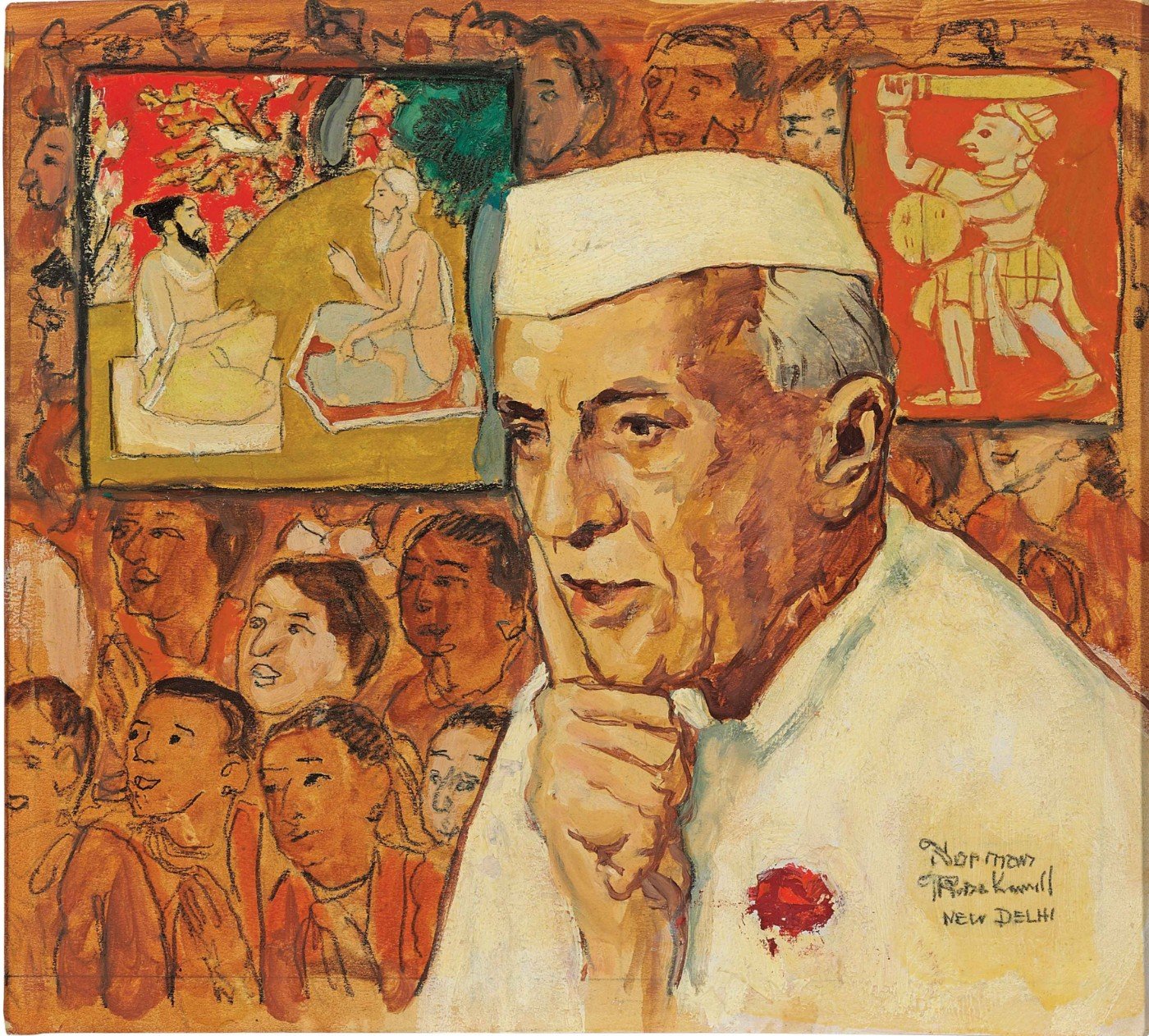 Jawaharlal Nehru - Posters by Norman Rockwell | Buy Posters ...