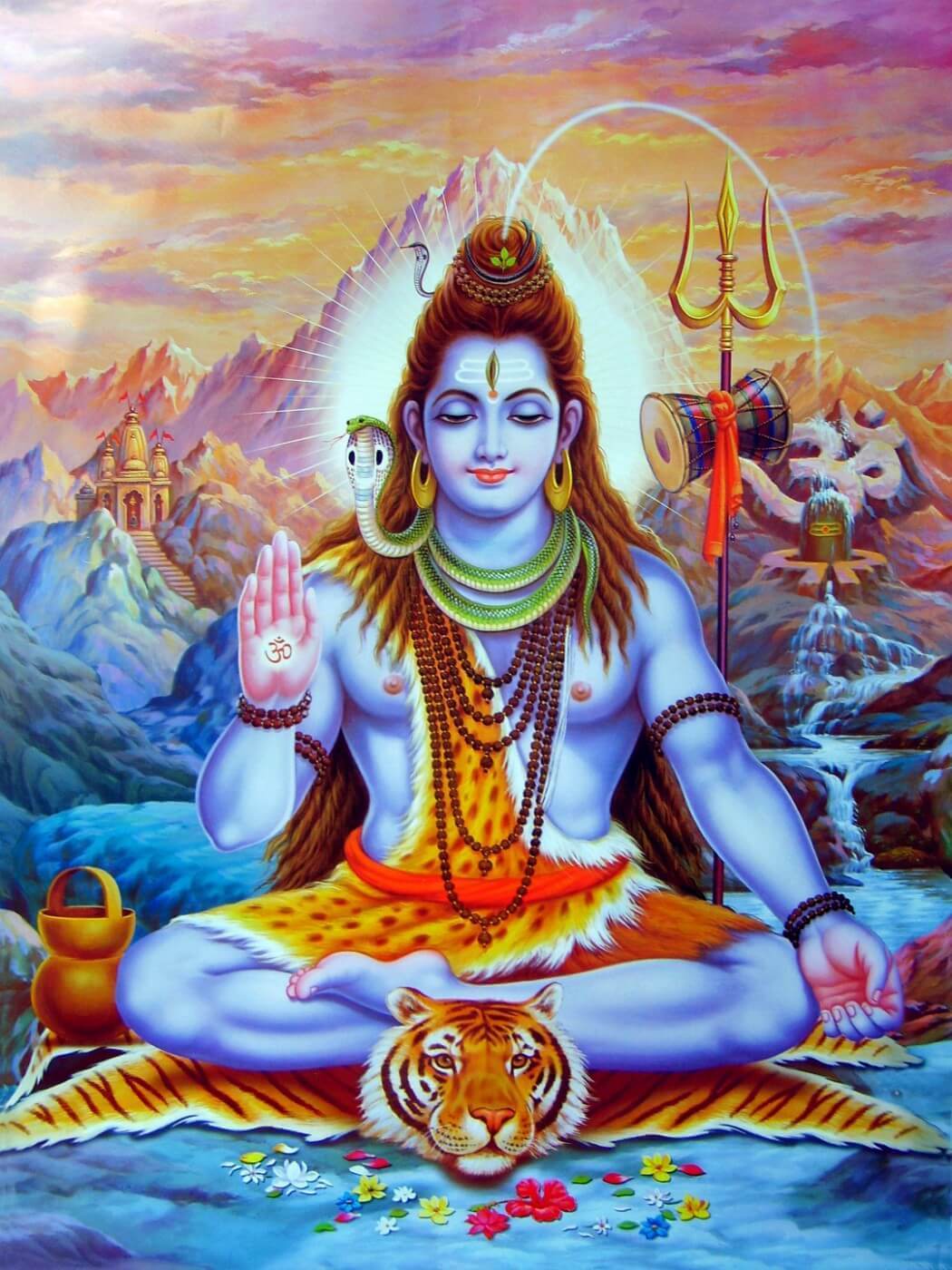 Shiva Meditating - Canvas Prints by Mahesh | Buy Posters, Frames ...