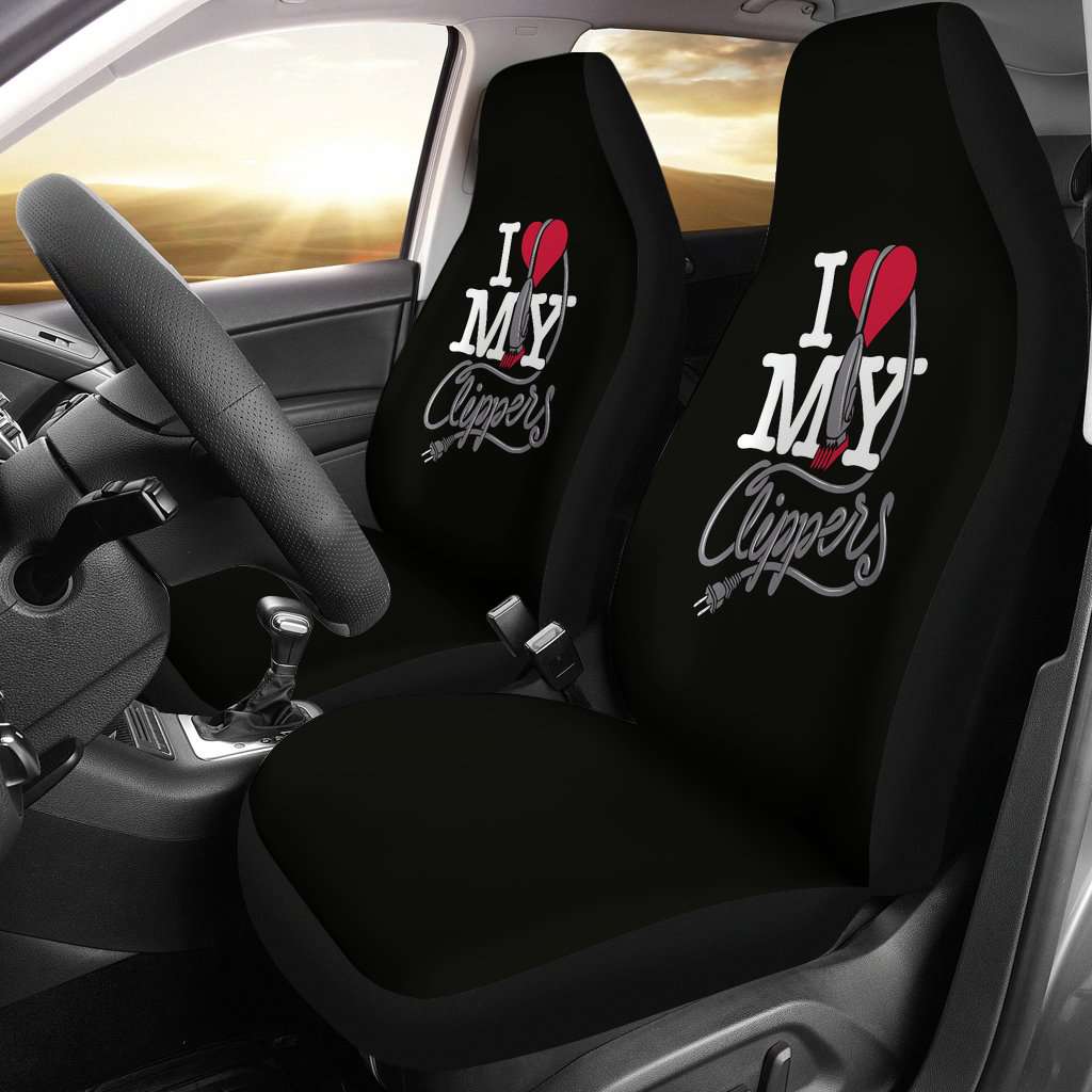 Love Clippers Hairdresser Car Seat Covers Hi Siena