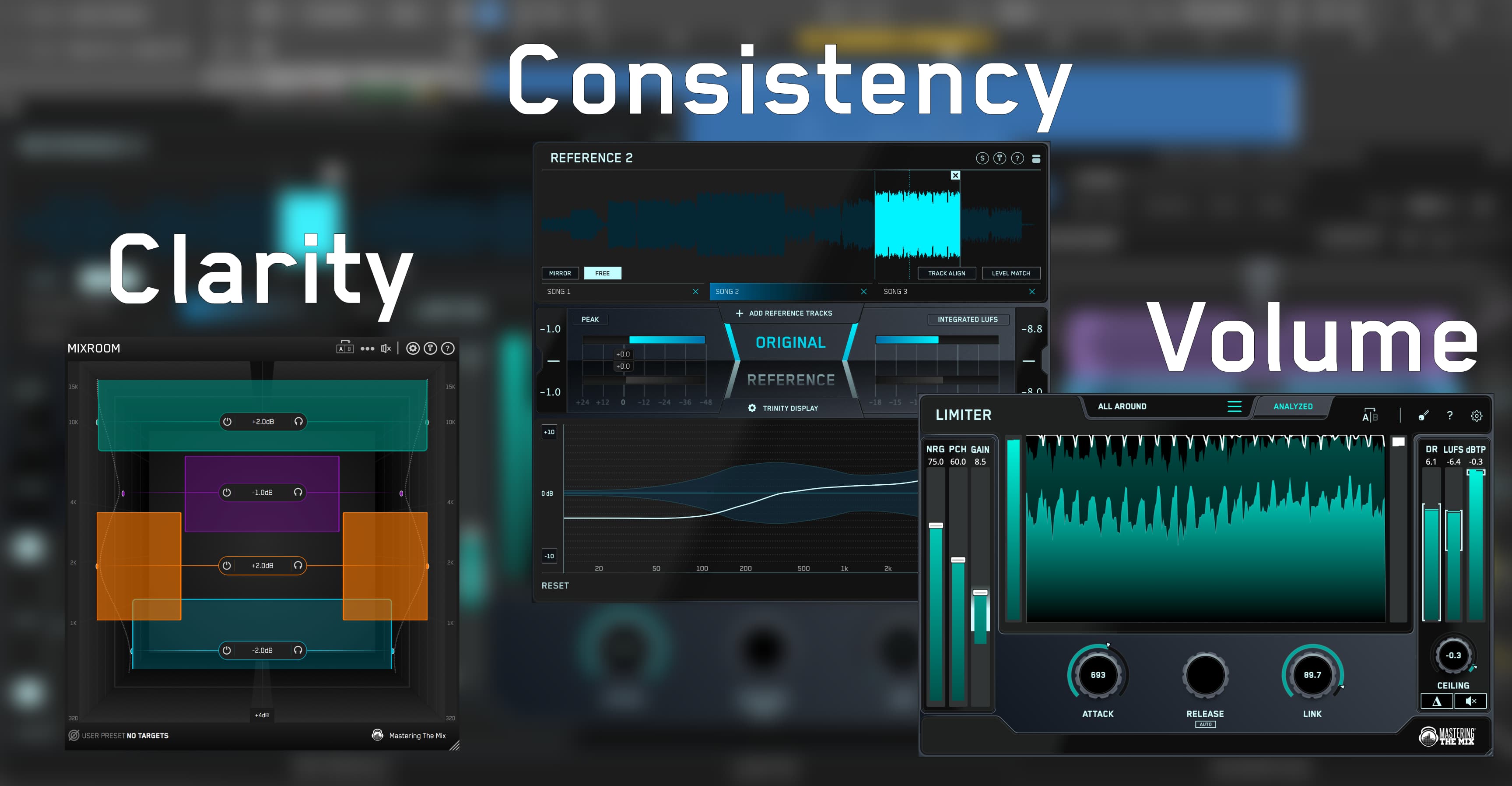 clarity consistency and volume in mastering