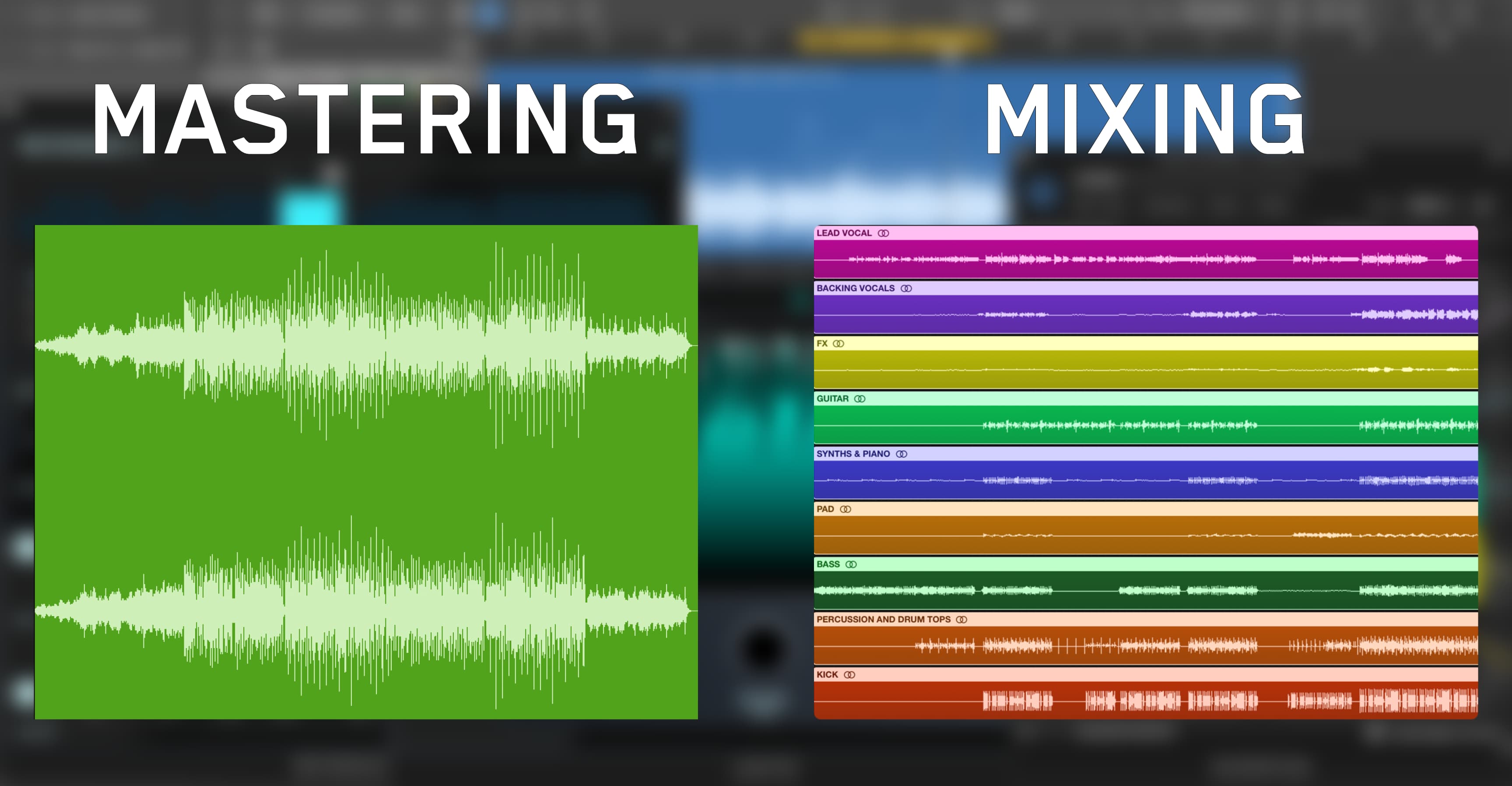 Mastering vs. Mixing — The Defining Line
