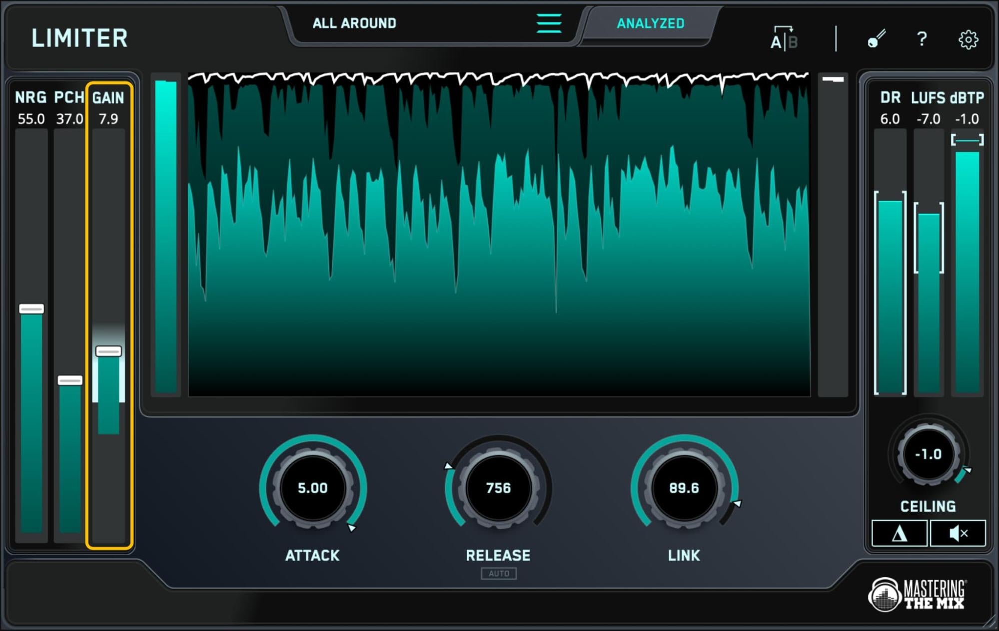 Input Gain on LIMITER