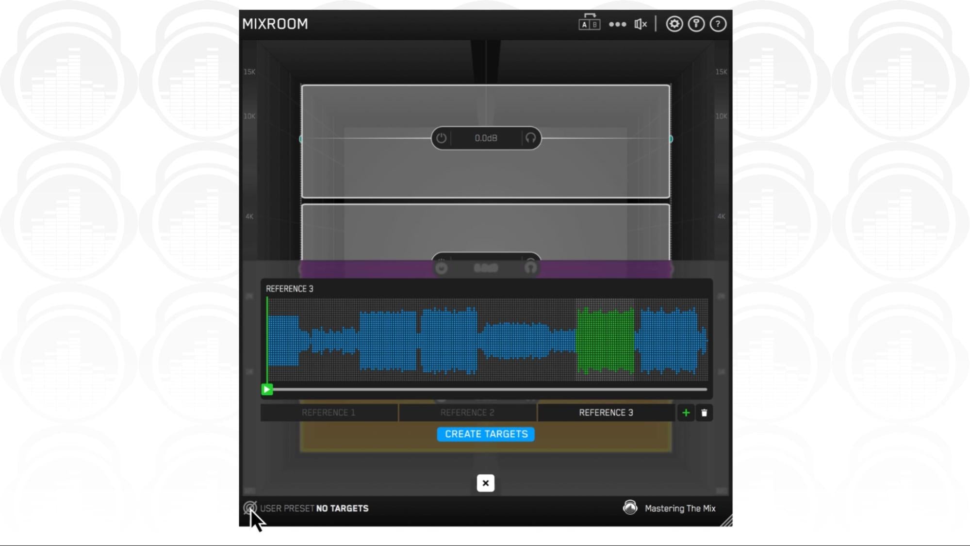 Generate your own tonal balance target in MIXROOM