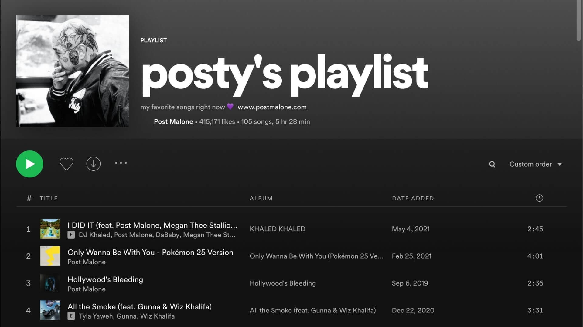 Individual-Curated Playlists