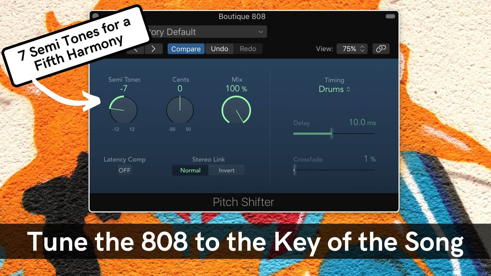 Tune the 808 to the Key of Your Song