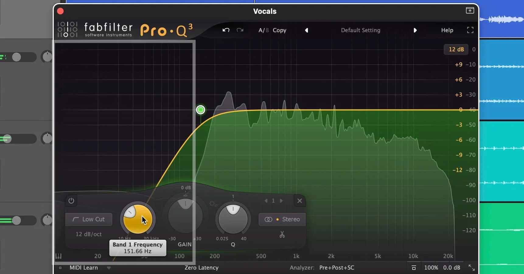 Remove the low-end mud in a mix