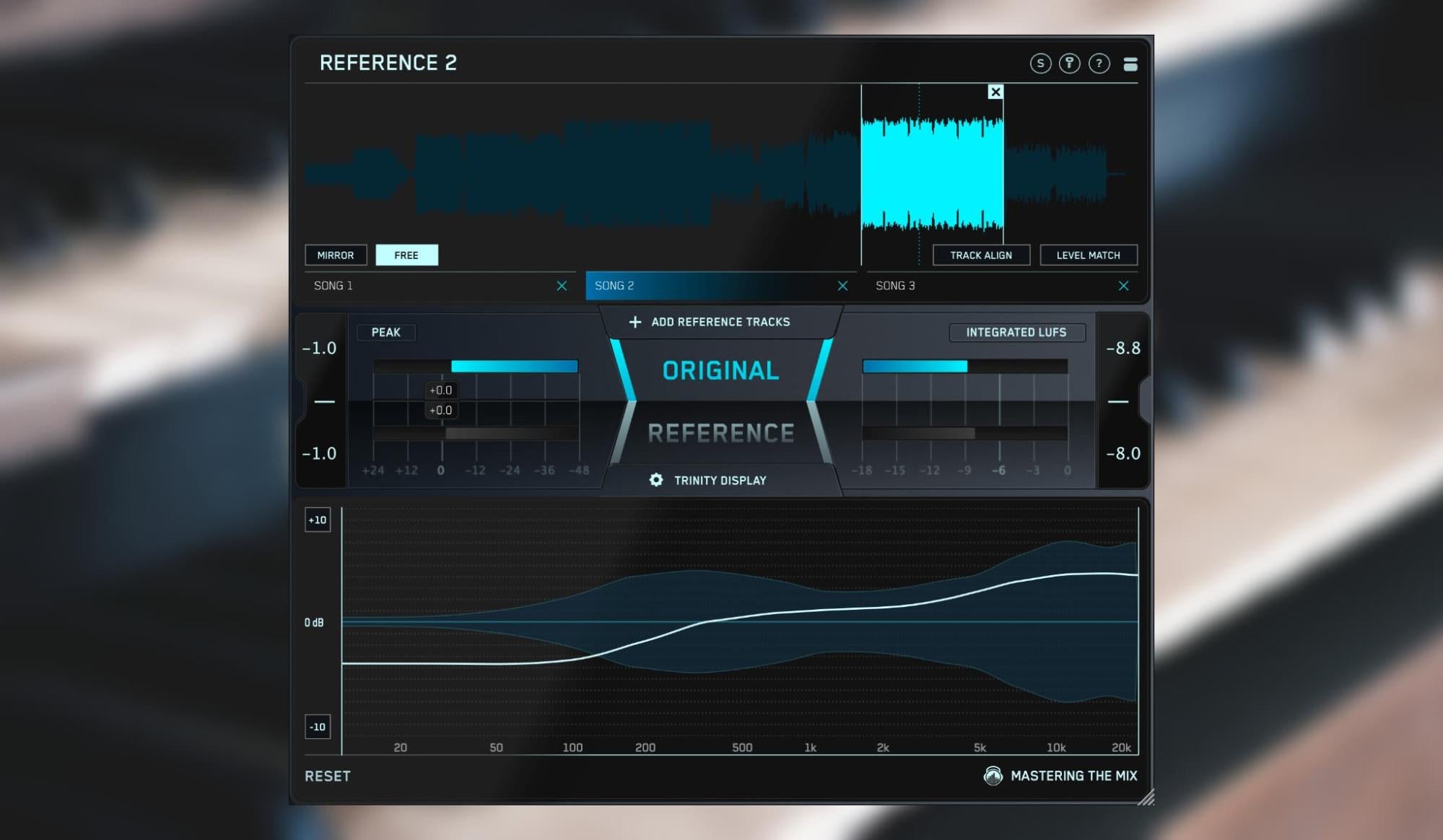 Use reference tracks when producing music