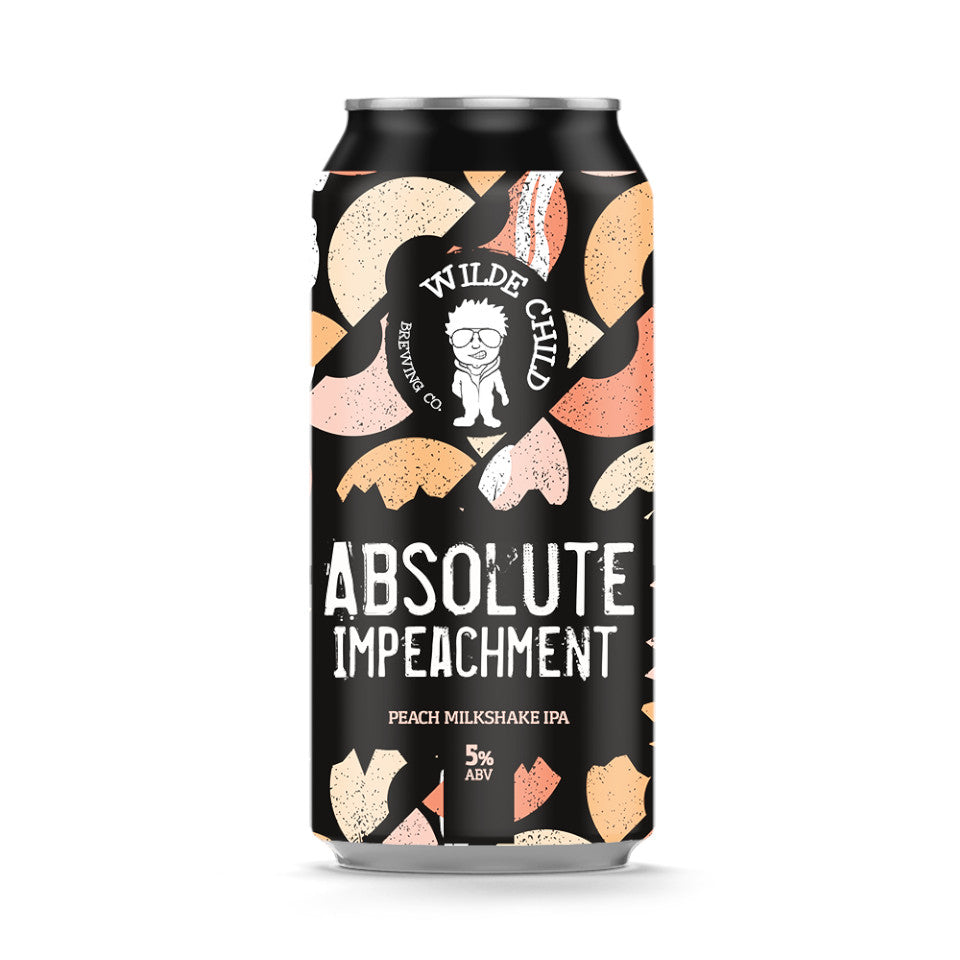 Wilde Child, Absolute Impeachment, Peach Milkshake IPA, 5.0%, 440ml - The Epicurean