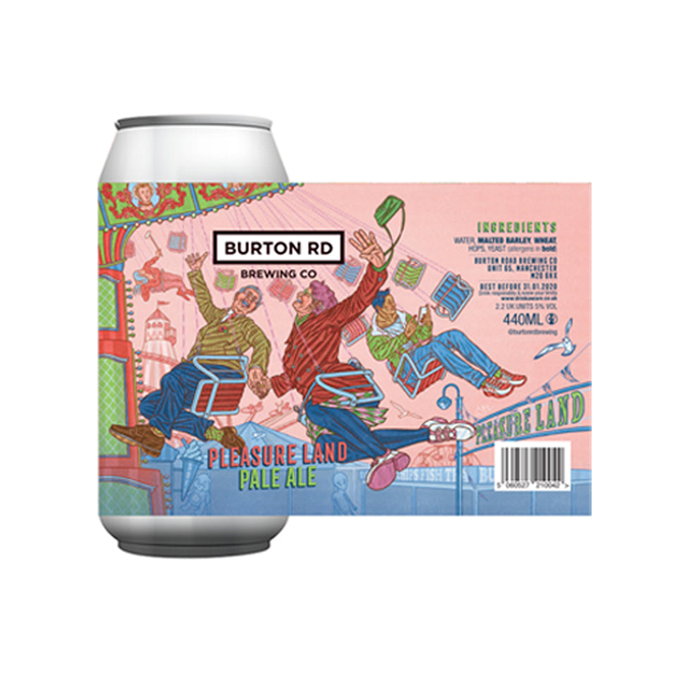 Burton Road, Pleasure Land Pale Ale, 5.0%, 440ml - The Epicurean