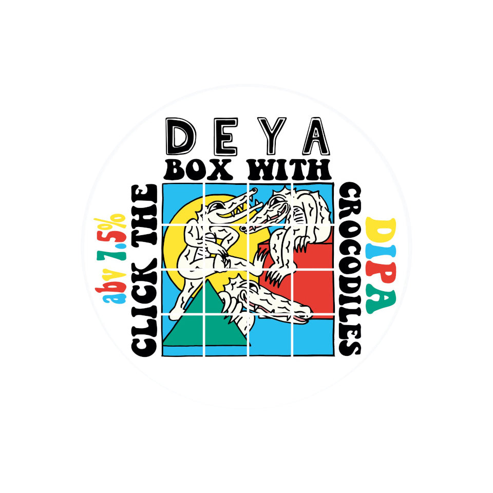 DEYA, Click The Box With Crocodiles, DIPA, 7.5%, 500ml - The Epicurean