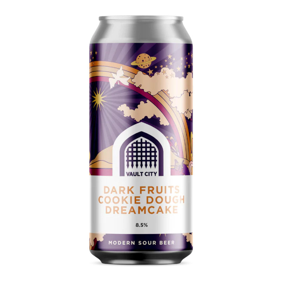 Vault City, Dark Fruits Cookie Dough Dreamcake, Sour Fruit Ale, 8.5%, 440ml - The Epicurean