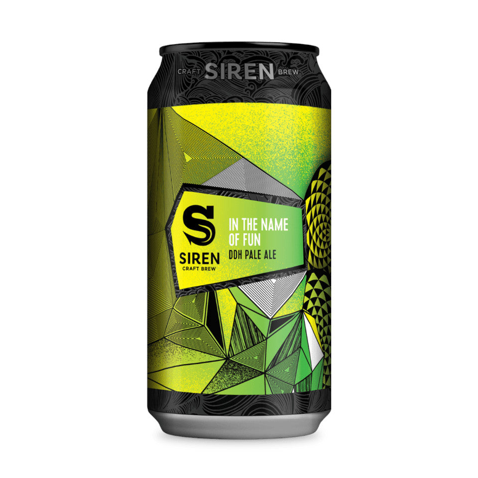 Siren, In the Name of Fun, DDH Pale Ale, 5.2%, 440ml - The Epicurean