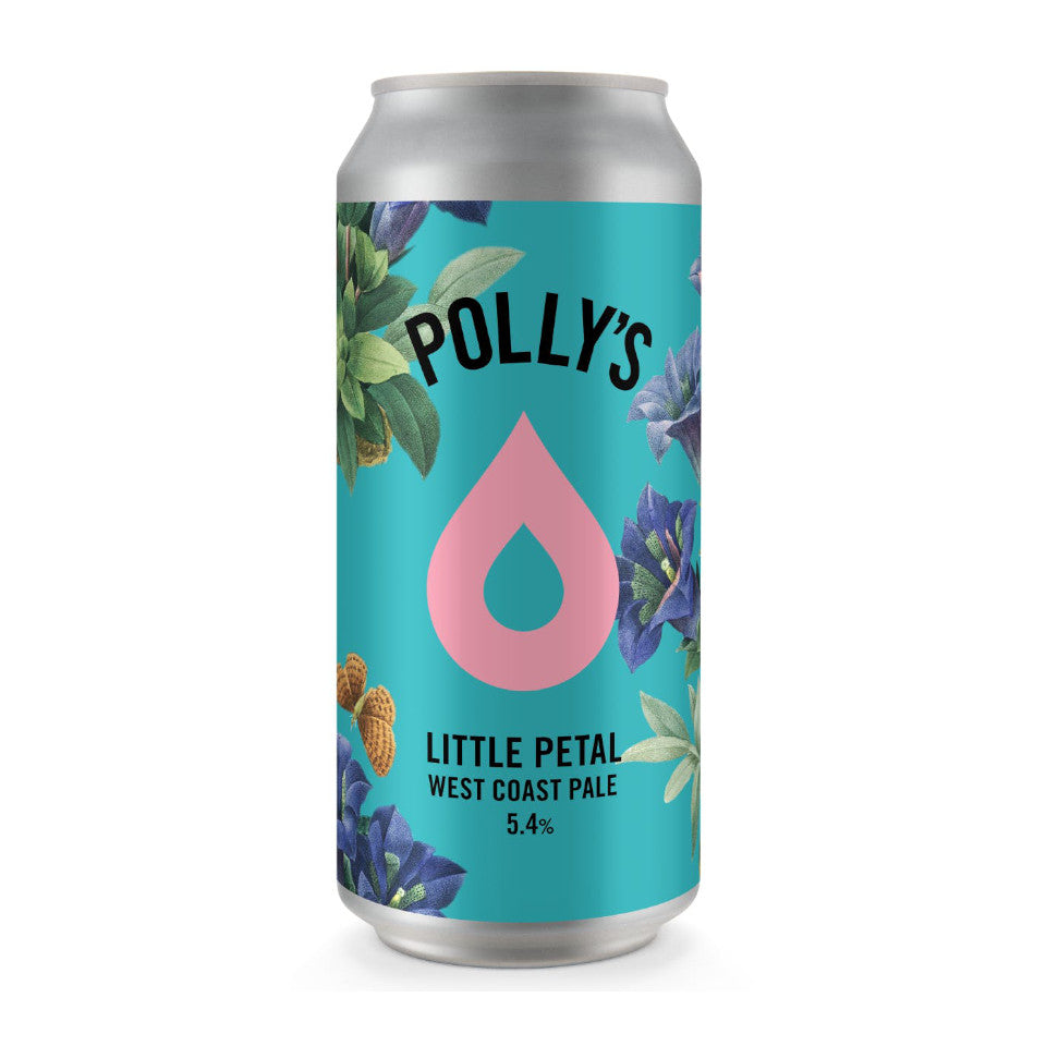 Polly's Brew Co, Little Petal, West Coast Pale Ale, 5.4%, 440ml - The Epicurean