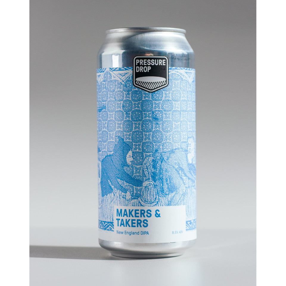 Pressure Drop, Makers & Takers, DIPA, 8.5%, 440ml - The Epicurean