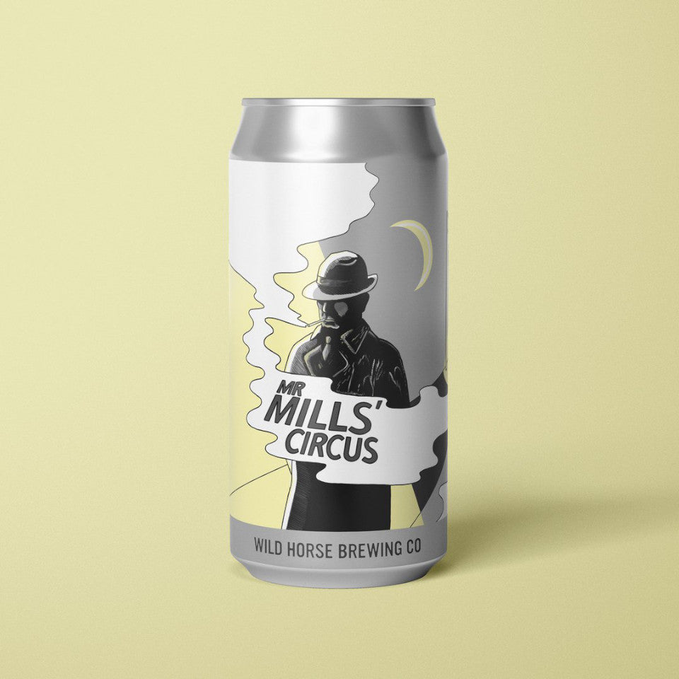 Wild Horse Brewing Co, Mr Mills Circus, Coffee Stout, 6.0%, 440ml - The Epicurean