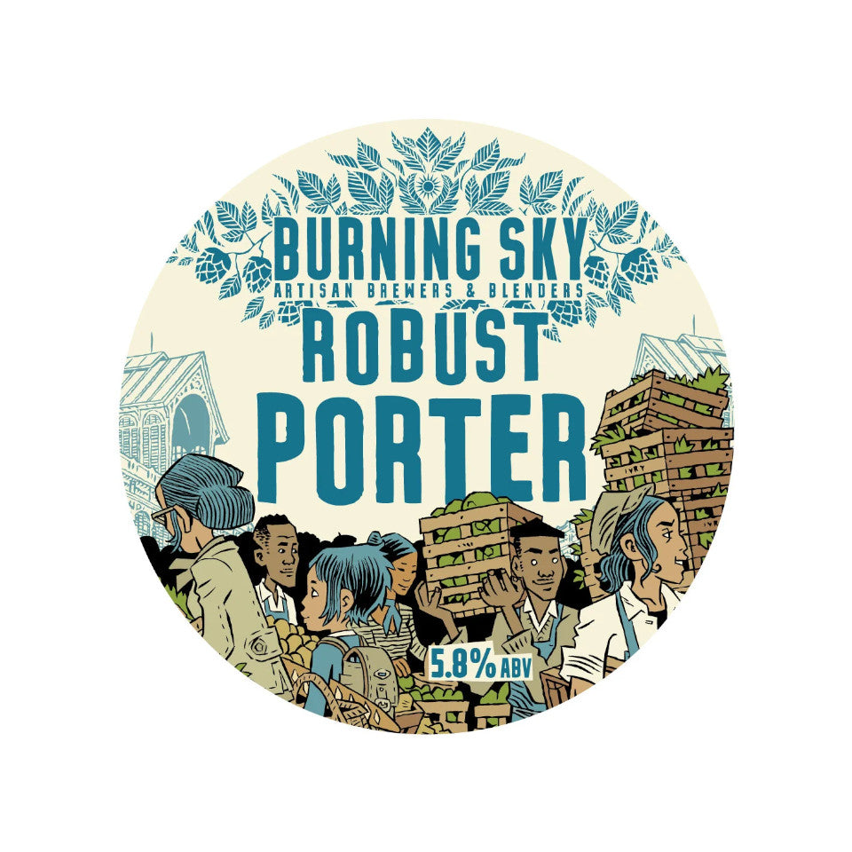 Burning Sky, Robust Porter, Porter, 5.8%, 440ml - The Epicurean