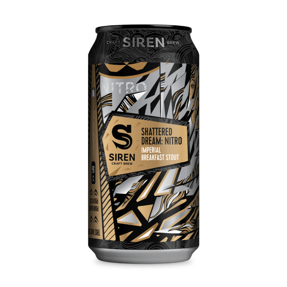 Siren, Shattered Dream: Nitro, Imperial Breakfast Stout, 9.6%, 440ml - The Epicurean