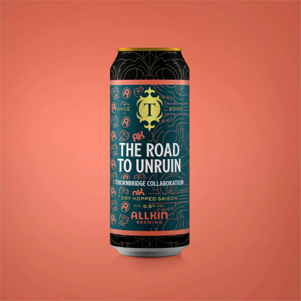 Thornbridge x Allkin (Collab), The Road To Unruin, Dry Hopped Saison, 5.5%, 440ml - The Epicurean