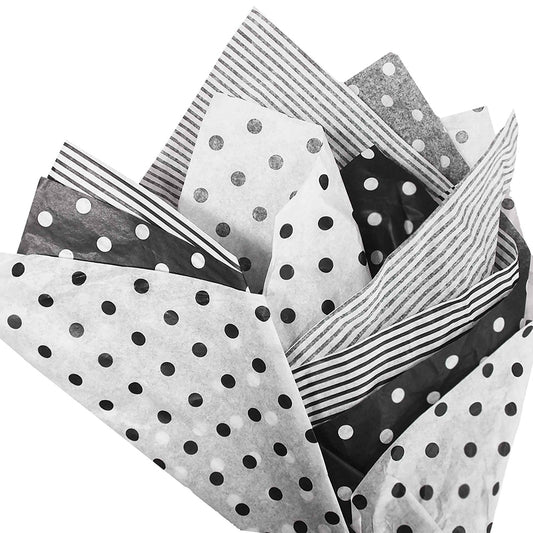 Black Sparkle Bulk Premium Tissue Paper - 200 Sheets, 20”x30” High Quality  Tissue Paper – BonBon Paper ™