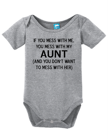 my aunt onesie