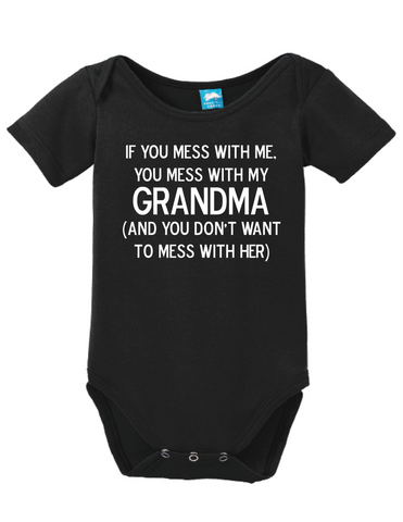 funny grandma baby onesies