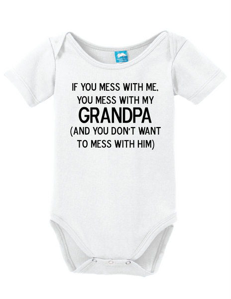 grandpa onesies for baby girl