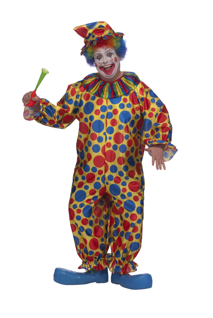 Adults Plus Size Clown Costume - Halloween Costumes 4U - Adult Costumes