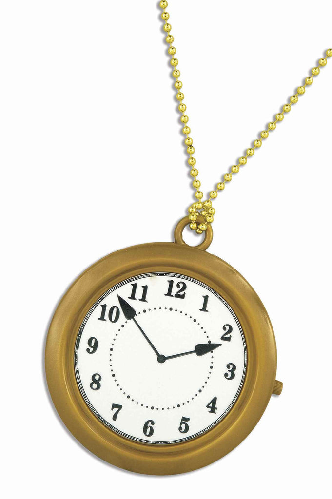 guy with big clock necklace