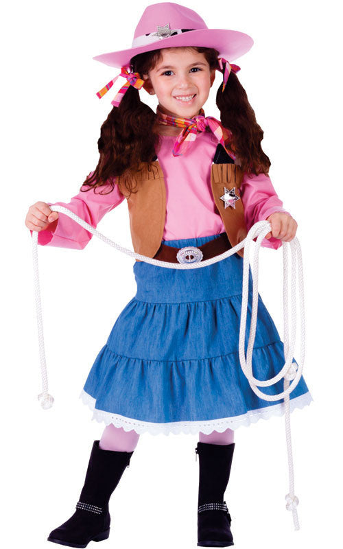 Girls Junior Cowgirl Costume 