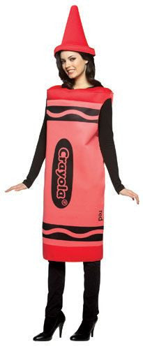 red crayon fancy dress