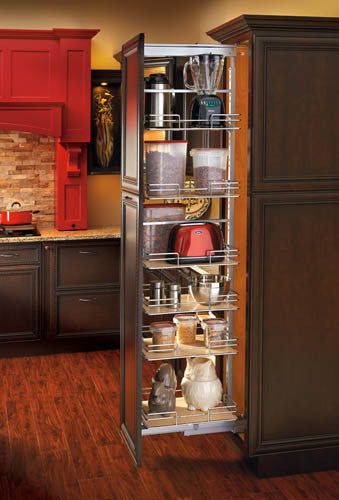 Pullout Wire Tall Pantry Accessories Lafata Cabinets