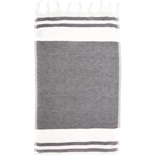 Tofino Towel Co - Turkish Kitchen Towel 100% cotton The Hatch- Black ...