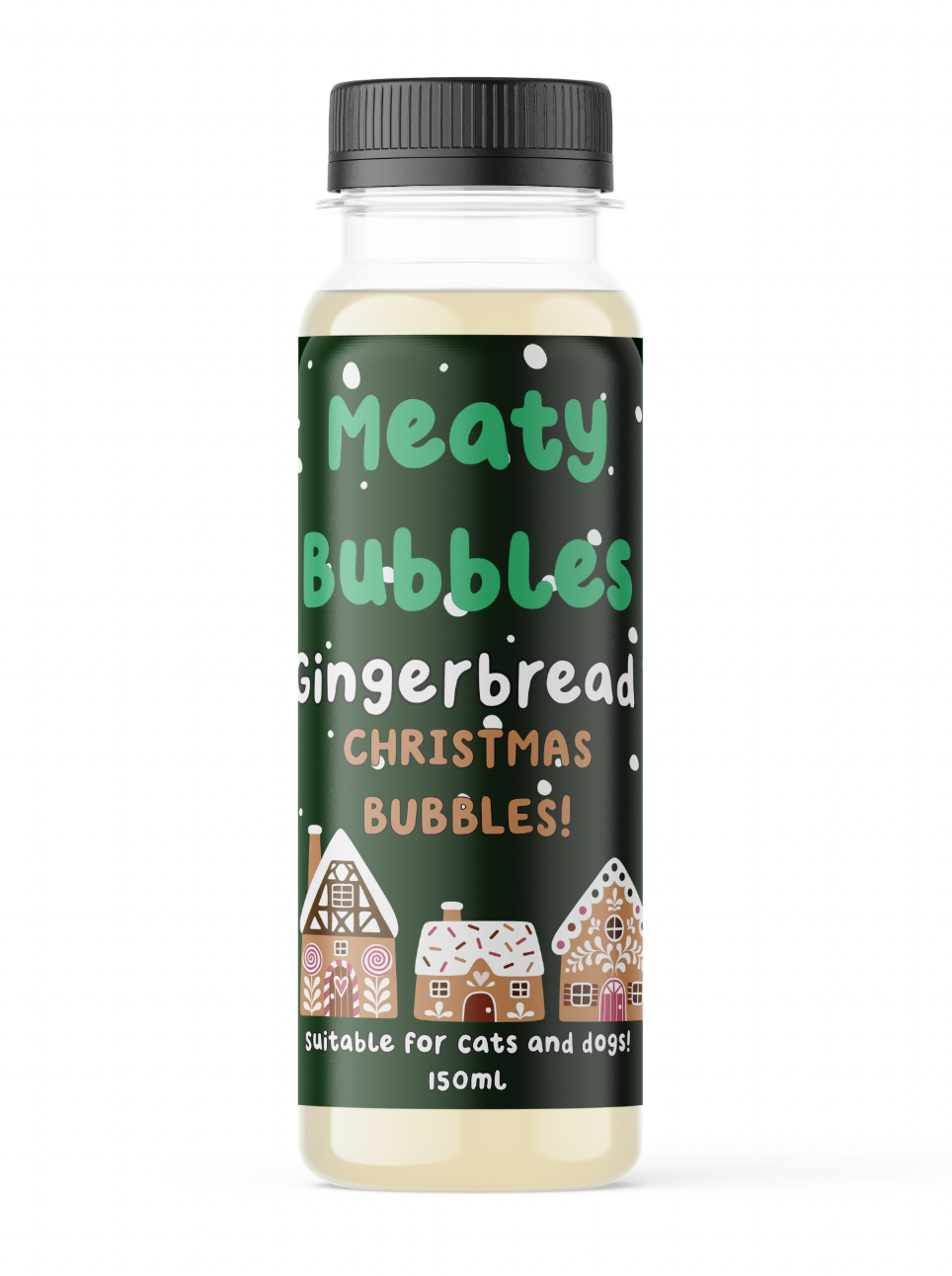 Gingerbread Bubbles for Dogs & Cats!