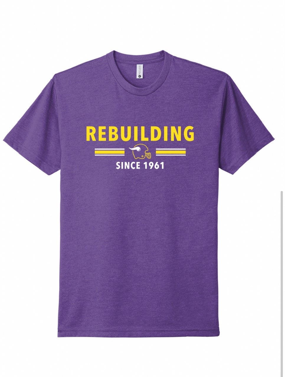 Rebuilding Since 1961 Football T-Shirt | Lake Effect