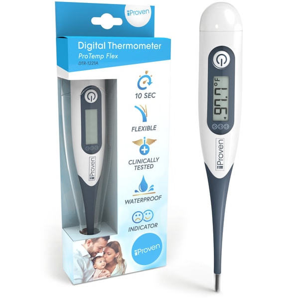 Digital Oral Thermometer for Adult and Kid, Easy@Home Body Temperature