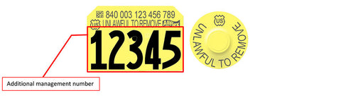 cck sells usda 840 visual hog tags by allflex