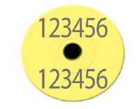 allflex numbered button ear tag for deer