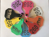 Ytex laser imprinted ear tags sold by cck outfitters