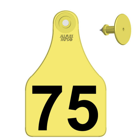 Z Tags Cow Ear Tags Pink Numbered 1-25