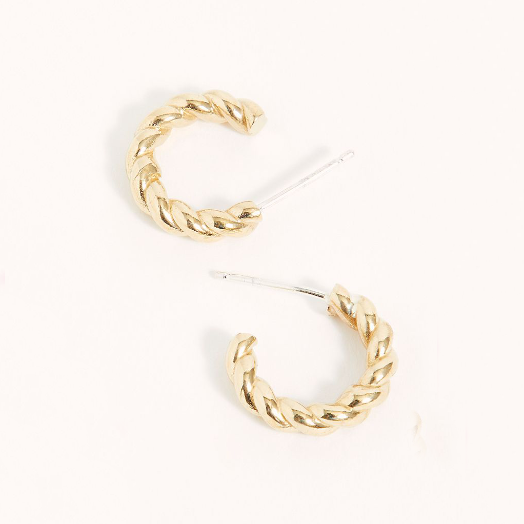 Hailey Hoops - Mini – EACH Jewels