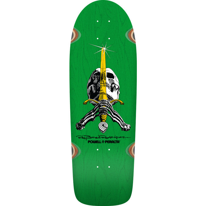 powell-peralta-og-ray-rodriguez-skull-sword-reissue-skateboard-deck-green-stain-10-x-30