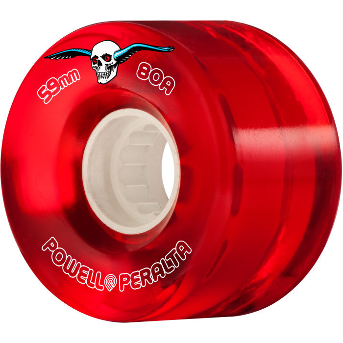 powell-peralta-clear-cruiser-skateboard-wheels-red-59mm-80a-4pk