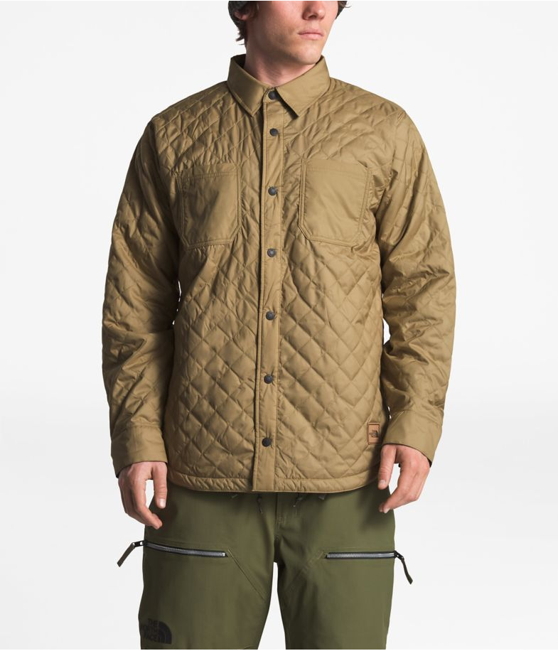 the north face men's fort point insulated flannel jacket