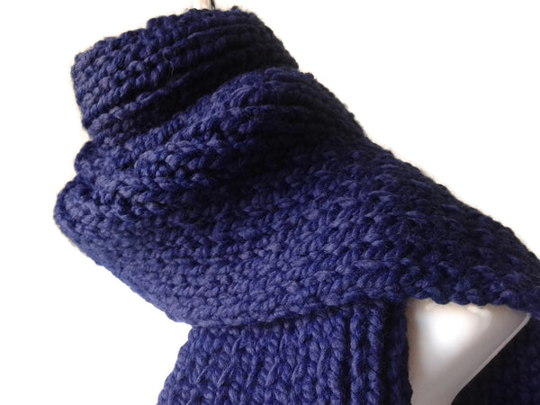 navy blue scarf