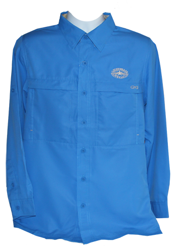 Fishing Shirt Longsleeve Microfiber - Pacific Blue – Luckenbach Texas